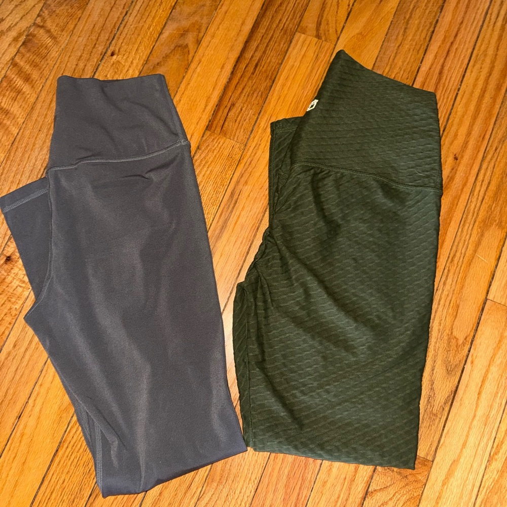Born Primitive Gray and Green Leggings